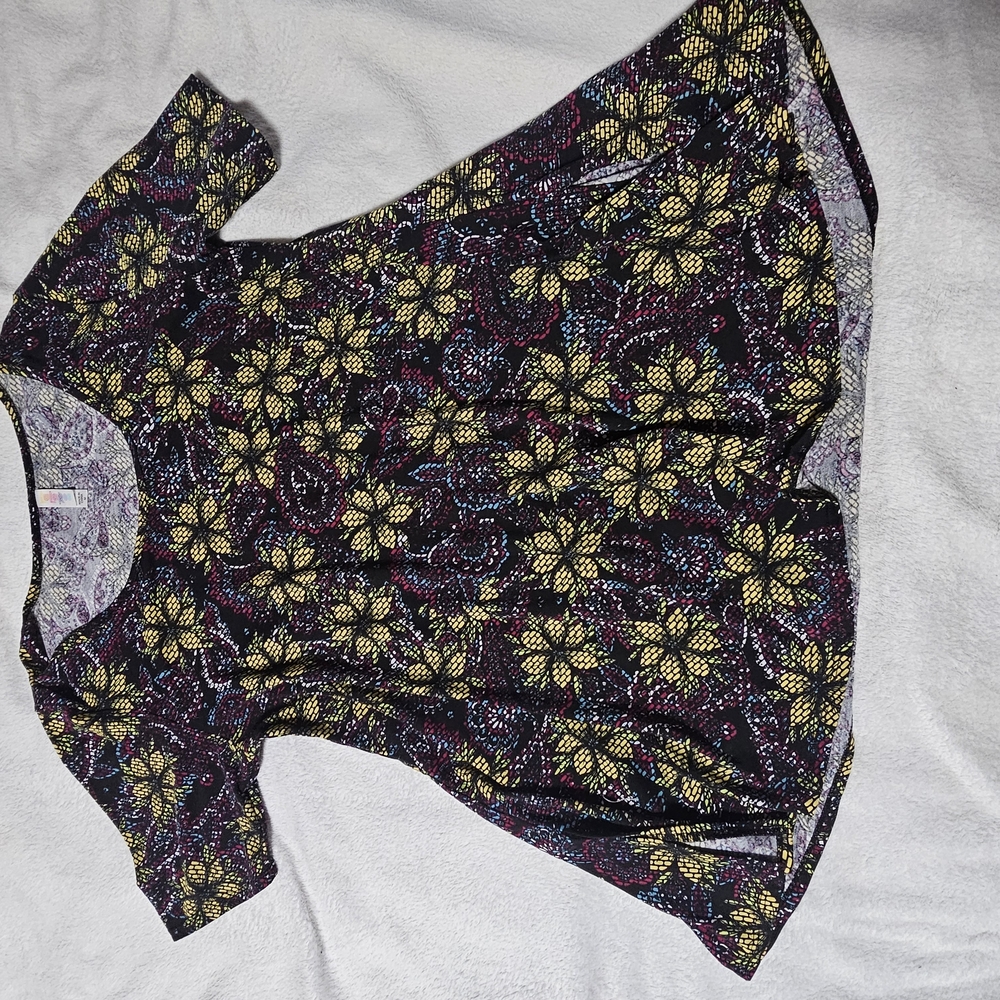 LuLaRoe Multicolor Patterned Top